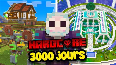 Jai survécu 3000 Jours sur Minecraft Hardcore FILM COMPLET YouTube