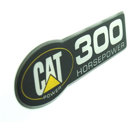 Caterpillar Cat Diesel 300 Hp Emblem Satin Ebay