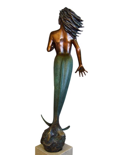 Simon Morris Bronze Sculpture By Simon Morris Mermaid Inch