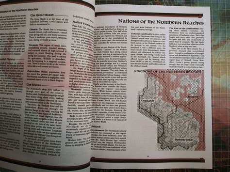 Gaz The Northern Reaches Dungeons Dragons Gazetteer Ebay