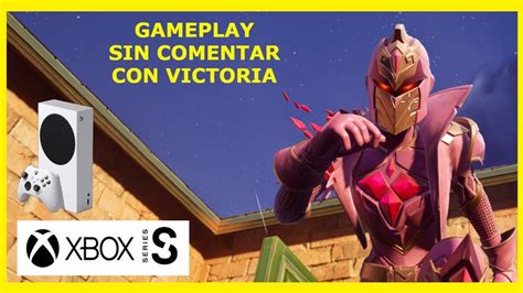 Partida Gameplay De Fortnite Sin Comentar Xbox Series S 120FPS