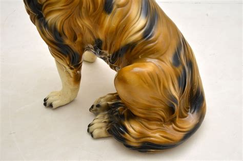 Life Size Collie Dog Ceramic Sculpture 1960s For Sale At Pamono