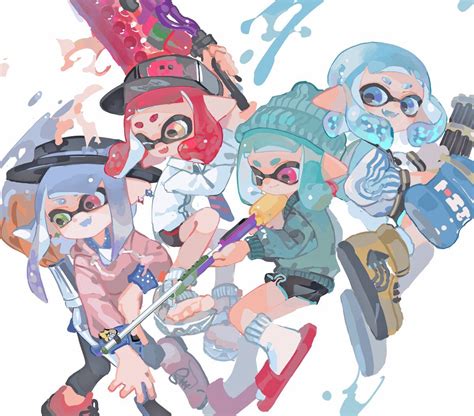 Splatoon Squid Splatoon Games Nintendo Splatoon Splatoon 2 Art