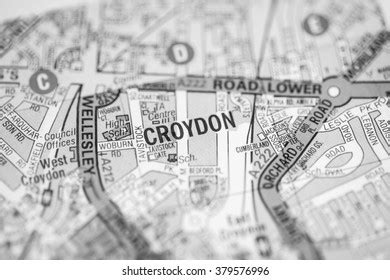 Croydon London Uk Map Stock Photo 379576996 | Shutterstock