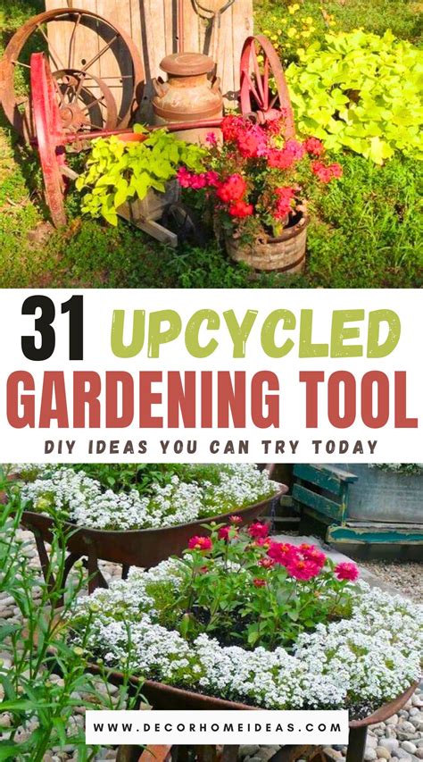 Upcycled Old Gardening Tool Projects To Spruce Up Your Outdoor Space