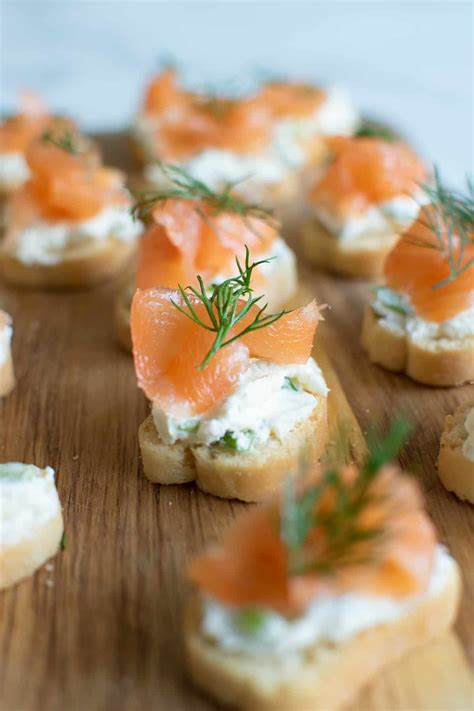 Smoked Salmon Canapes Recipe