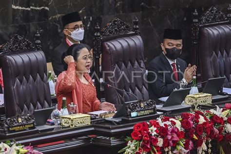 PRESIDEN HADIRI PEMBUKAAN MASA PERSIDANGAN DPR 2022-2023 | ANTARA Foto