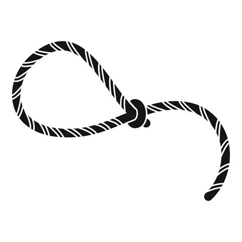 Lasso Icon Simple Vector Cowboy Rope Vector Art At Vecteezy