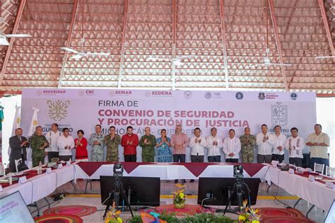 Firman Evelyn Salgado Y Alfredo Ram Rez Convenio De Seguridad Y