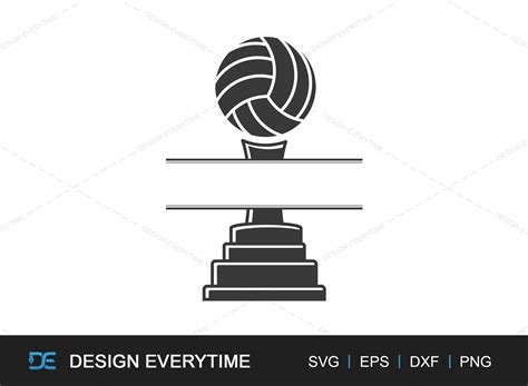 Volleyball Silhouette SVG, Sports Vector Graphic by DesignEverytime ...