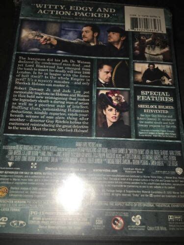 Sherlock Holmes DVD Robert Downey Jr Jude Law BRAND NEW DVDs Blu