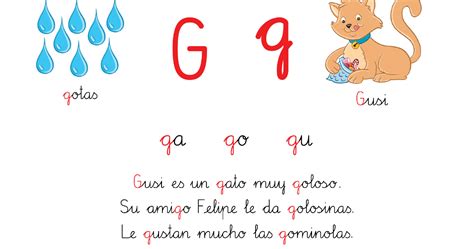 Leemos Palabras Y Oraciones Con Ga Go Gu Leemos Palabras Y Oraciones Con Gue Gui Fuente