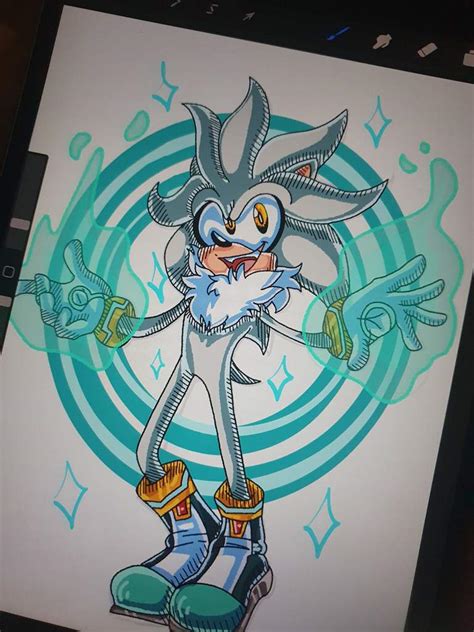 Psychokinesis 𖣘 Asilvernsilhouetteart Sonic The Hedgehog Amino