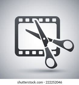 Vector Video Editing Icon Stock Vector (Royalty Free) 222252046 ...