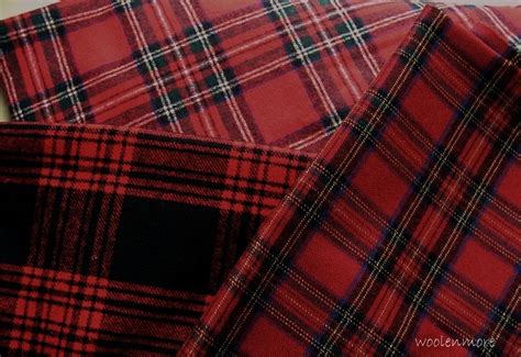 Pendleton Wool Fabric Royal Stewart Tartan Plaid