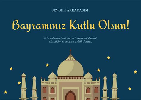 Ramazan Bayram Kutlama Kart Rnekleri Canva