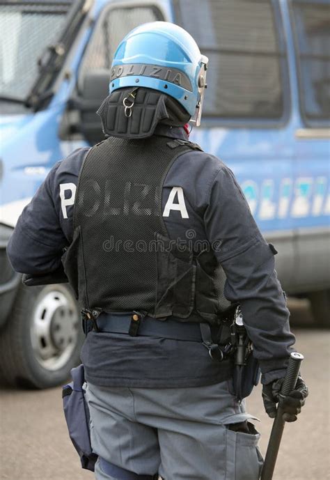 Vicenza Vi Italy January 28 2017 Italian Police Riot Squad