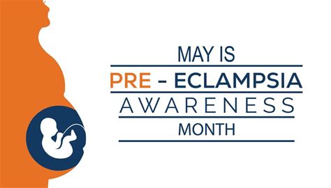 Preeclampsia Awareness Month Observed Every Year In May Template For