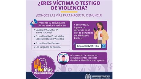 ¿cuáles Son Los Canales Para Denunciar Actos De Violencia Contra La Mujer Infobae