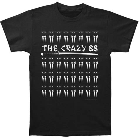 Kill Bill The Crazy 88 Soft Adult T Shirt X Large