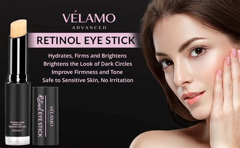 Velamo Advanced Retinol Eye Stick Under Eye Cream For Dark Circles Puffiness Eye Bags Wrinkles