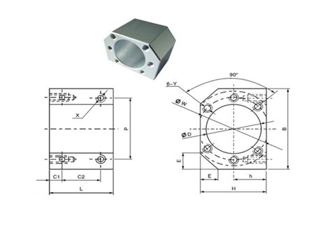 Astro Dsg H Aluminium Nut Housing Bracket Seat Compatible For