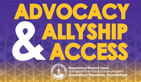 Advocacy Allyship And Access University Of Wisconsin Stevens Point