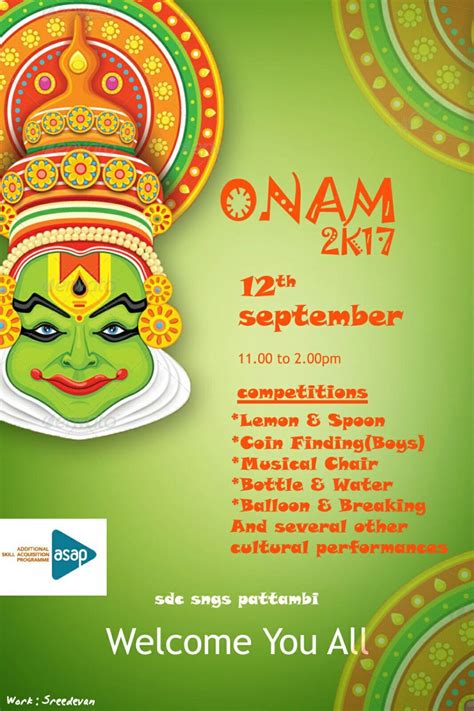 Onam Poster Poster Design Happy Onam Wishes Onam Wishes