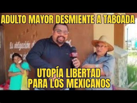 Adulto mayor nos habla la verdad en la utopía libertad DE IZTAPALAPA