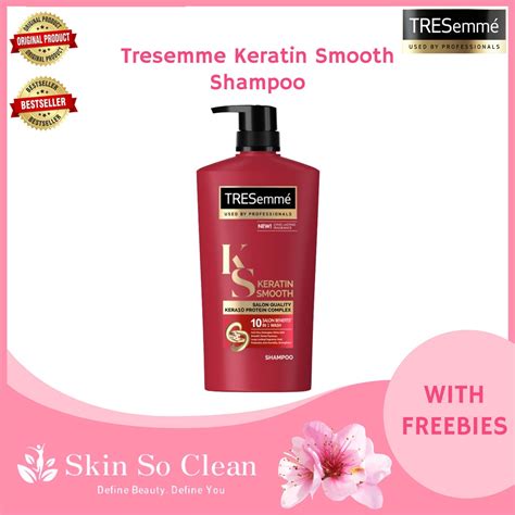 ♧madison Skin Tresemmé Keratin Smooth Anti Frizz And Hair Straightener Shampoo For Dry And