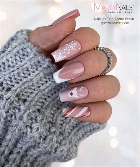 Snowflake Nails Ideas For Winter Snowflake Nails Nail Art