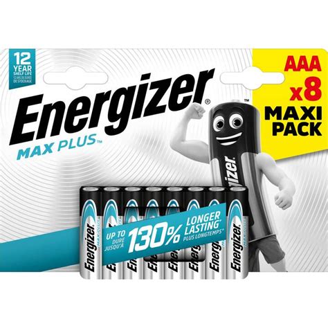 ENERGIZER Max Plus Batterie AAA Micro LR03 8 Stück Interdiscount