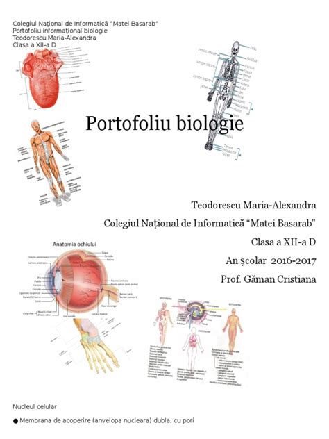 Portofoliu Biologie