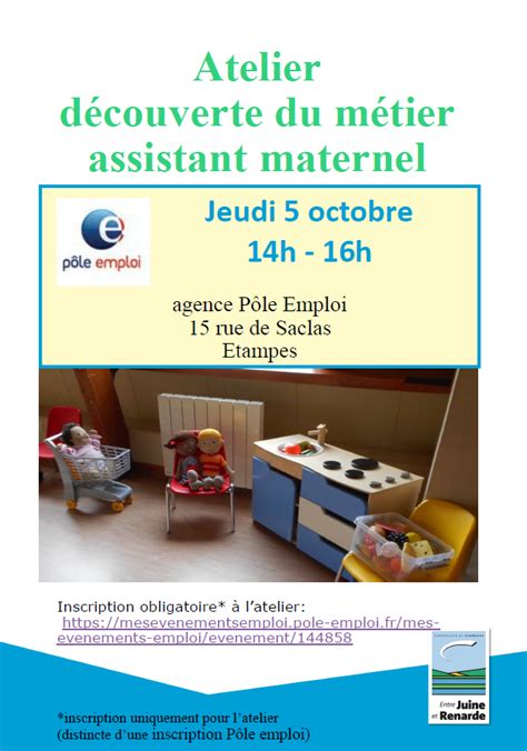 Atelier découverte du métier d assistant e maternel le Site de la