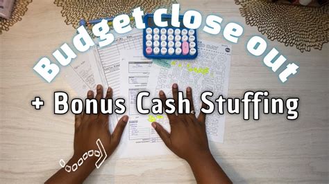 Budget Closeout Bonus Cash Stuffing How Im Spending My First