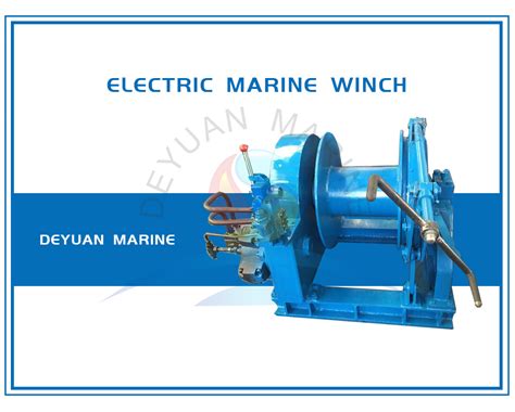 Ship Electric Single Drum Mooring Winch For Marine Use Horizontal