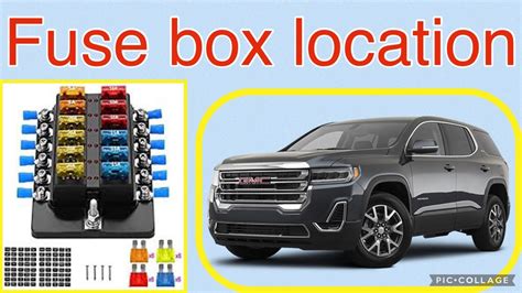 The Fuse Box Location On A Gmc Acadia Youtube