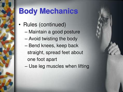 Ppt Body Mechanics Powerpoint Presentation Free Download Id1702245