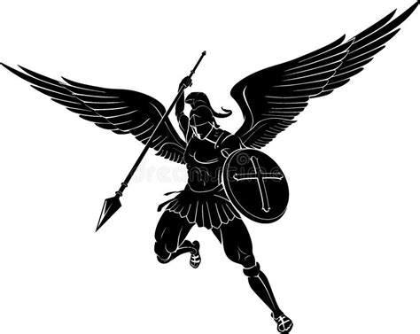 Archangel Michael Stock Illustrations Archangel Michael Stock