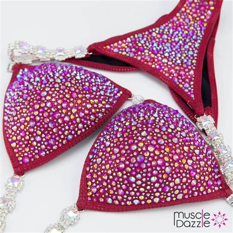 Ruby Red Competition Bikini CB389 Etsy Canada