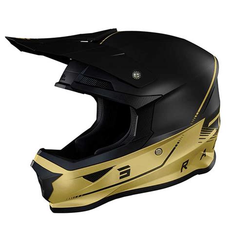 Shot Furious Raw Motocross Helmet Black Motardinn