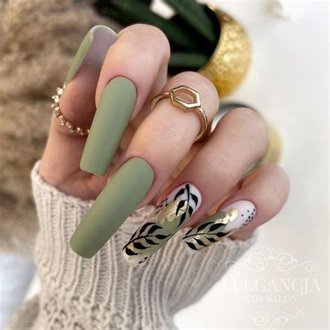 Elegancja Nail Salon On Instagram Jesienne Pazurki Paznokcie