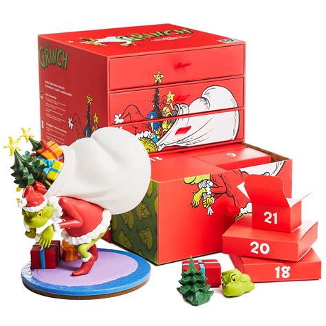 Buy Numskull Dr Seuss The Grinch Advent Countdown Character Statue