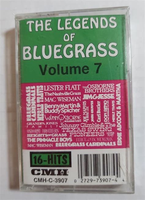 The Legends Of Bluegrass Vol 7 By Various Artists Cassette Mar 1991