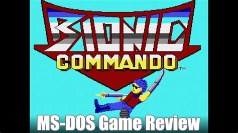 Bionic Commando 1988 Ms Dos Game Review Youtube