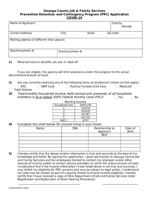 Prevention Retention And Contingency Program Prc Application Doc