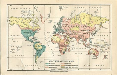 Wonderful Free Printable Vintage Maps To Download | World map printable ...