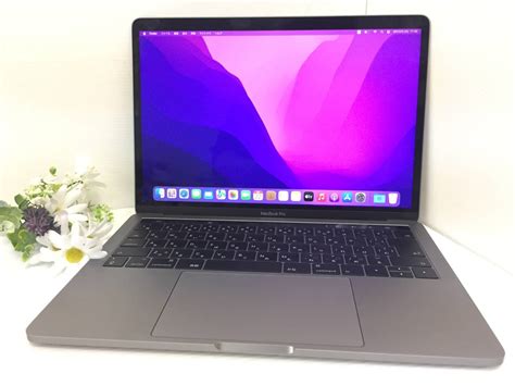 【やや傷や汚れあり】【良品 13 3インチ】apple Macbook Pro 13 Inch 2017 A1706 Core I5 3 1ghz Ram 8gb Ssd 512gb