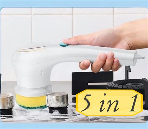 Электрическая щетка 5в1 для уборки Electric Cleaning Brush ...