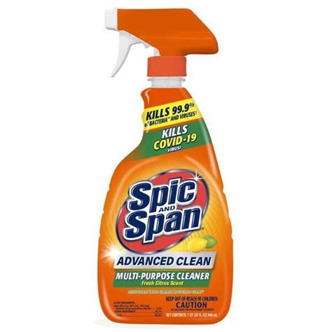 Spic And Span Advanced Cleaner Fresh Citrus Scent Ml